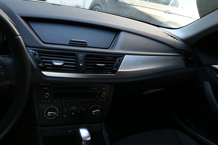 ABS хром автомобильная центральная консоль для салона Защитная панель накладка для BMW X1 E84 2011- Аксессуары