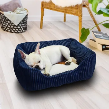 

Pet Dog Sofa Bed Large Dog Bed Warm Dog House Waterproof Bottom Soft Fleece Cat Corduroy Non Slip Bed Small Medium Large Dogs