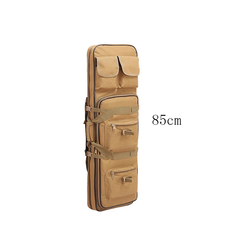85 96 120 см нейлоновая сумка-чехол для ружья ружейный рюкзак Рыболовная Сумка кобура для страйкбола сумки Портативный Сумка тактический военный, двойной пакет - Цвет: 85cm Sand