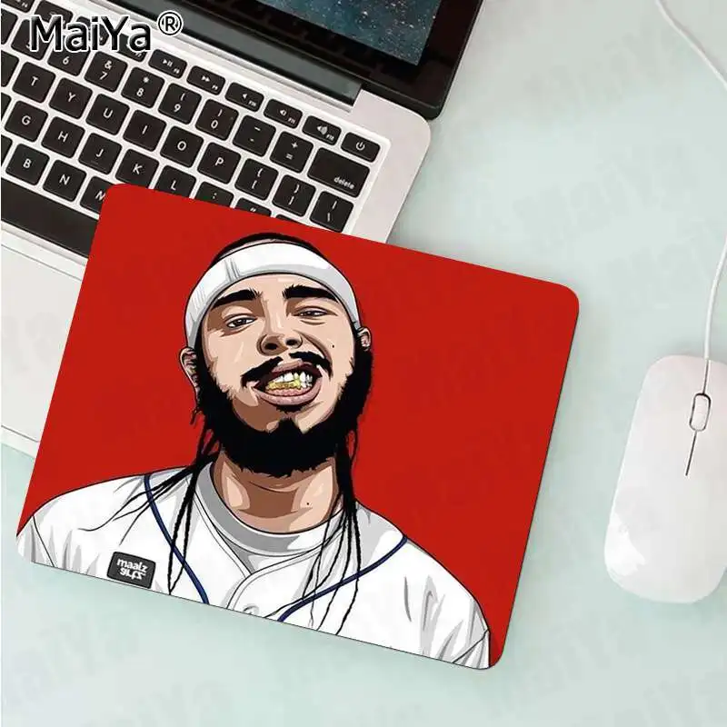 MaiYaCa Post_Malone маленький коврик для мыши PC компьютерный коврик резиновый PC компьютерный игровой коврик для мыши