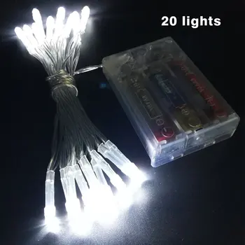 

1M 2M 3M Copper Wire LED String lights night light Holiday lighting glittering Fairy Christmas Tree Wedding Party Decoration