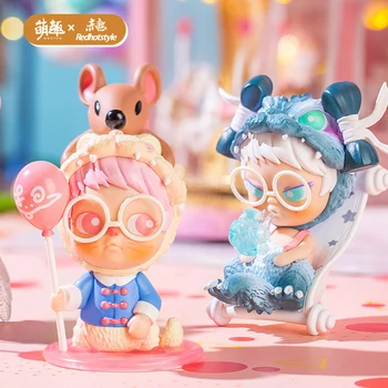 

Blind box cute funny red hot small PUFF big dream country series desktop decoration tide play hand office gift genuine