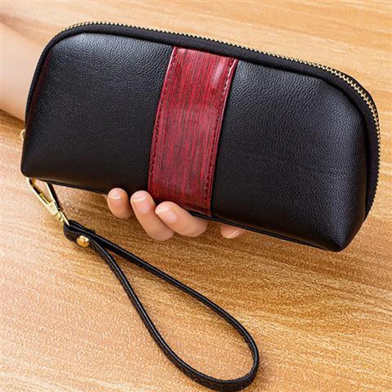 wallet 3 Модный винтажный кошелек-Сумочка с ремешком, женская сумка, Сумки из искусственной кожи, женские длинные клатчи, кошельки, сумки на молнии - Цвет: wallet 3