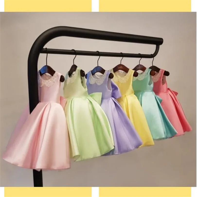 Детское платье для первого дня рождения; вечерние платья принцессы для девочек; Детские платья с жемчужным воротником для девочек; платья для девочек-подростков