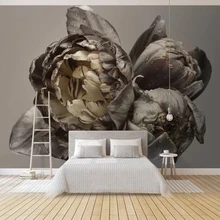 Пользовательские Настенные обои 3D европейский и американский ретро цветочный фон для гостиной декоративная картина на стену живопись