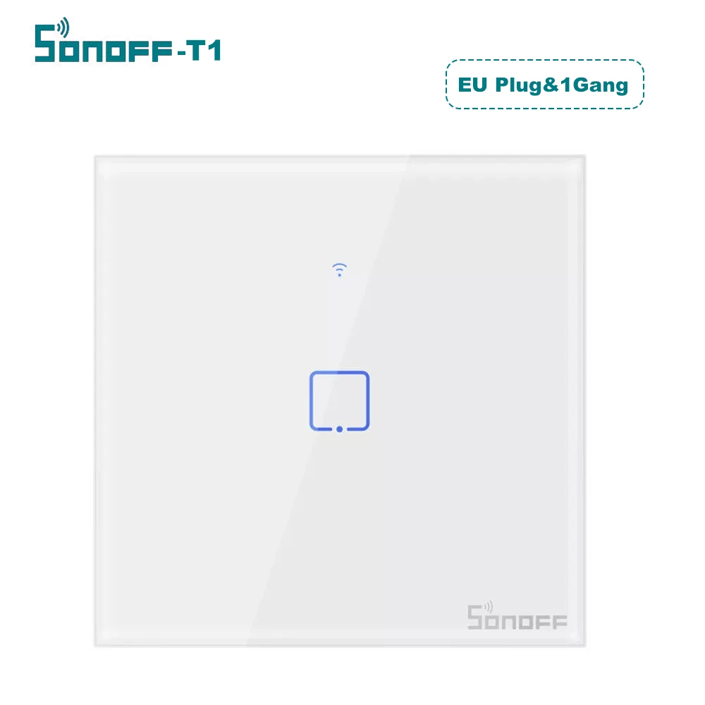 SONOFF T1 интеллигентая(ый) Переключатель 1/2/3 TX серии WI-FI настенный выключатель Smart RF пульт дистанционного управления переключатель контроля дома светодиодный светильник переключатели