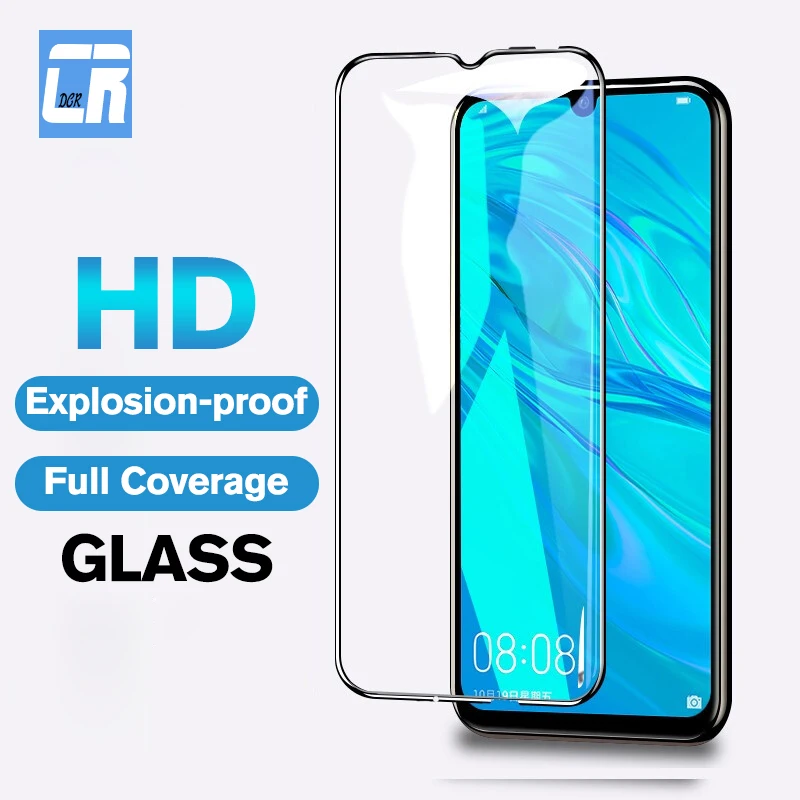 

3D Full Cover Tempered Glass for Huawei Y7 Pro Y9 Prime P Smart Plus P20 Lite 2019 Screen Protector Honor 9X Protective Glass