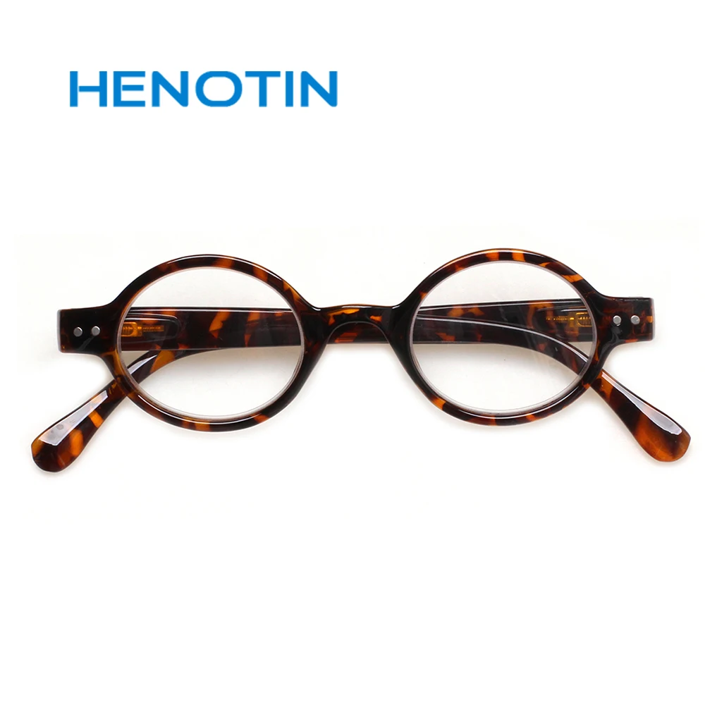 Henotin модные круглые очки для чтения весенние петли мужские и женские очки для чтения диоптрий 0,5 1,75 2,0 3,0 4,0