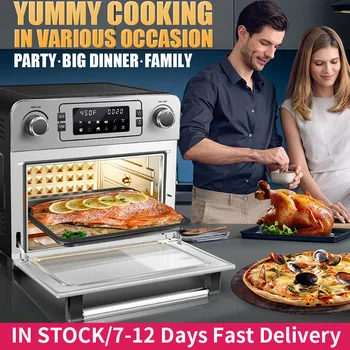 

Aobosi 23L 10-in-1 Multi-Functional Toaster Oven Air Fryer Oven Toaster Convection Oven Digital Countertop Rotisserie Pizza Oven