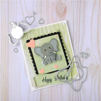 

Eastshape Elephant Baby Metal Cutting Dies Scrapbook Card 2020 New Version Making Embossing Die Cutting Process Dies Decoration