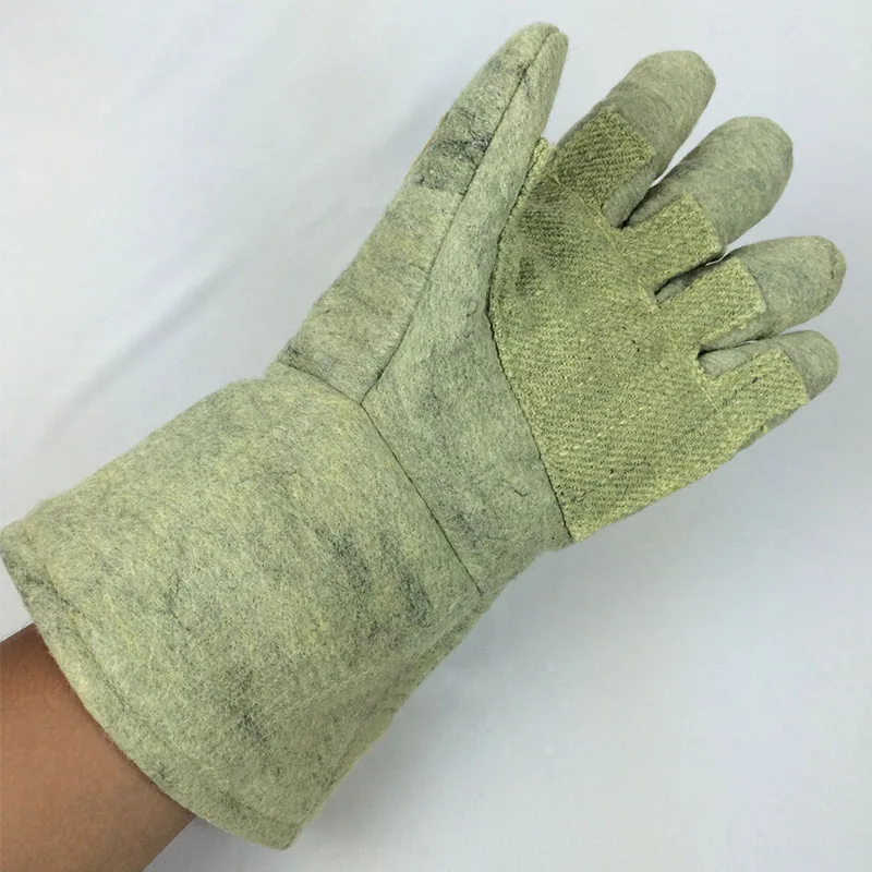 500 Degree High Temperature Resistant Gloves Flame retardant Fireproof Anti-scalding Industry Labor Safety Heat insulated Gloves
