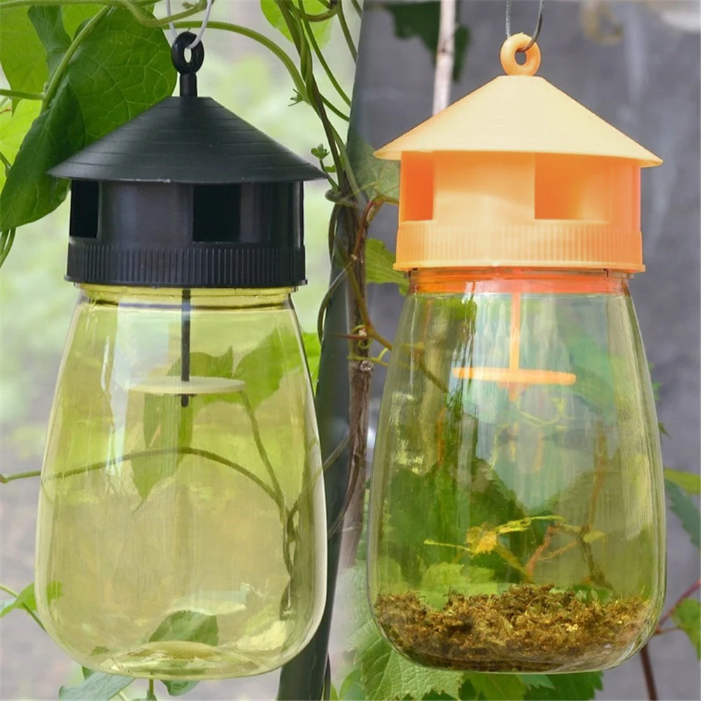 1 Uds trampa avispas de la mosca de la fruta vuela insecto colgando de la trampa de miel Catcher asesino No veneno.-Árbol de Control de plagas de la herramienta