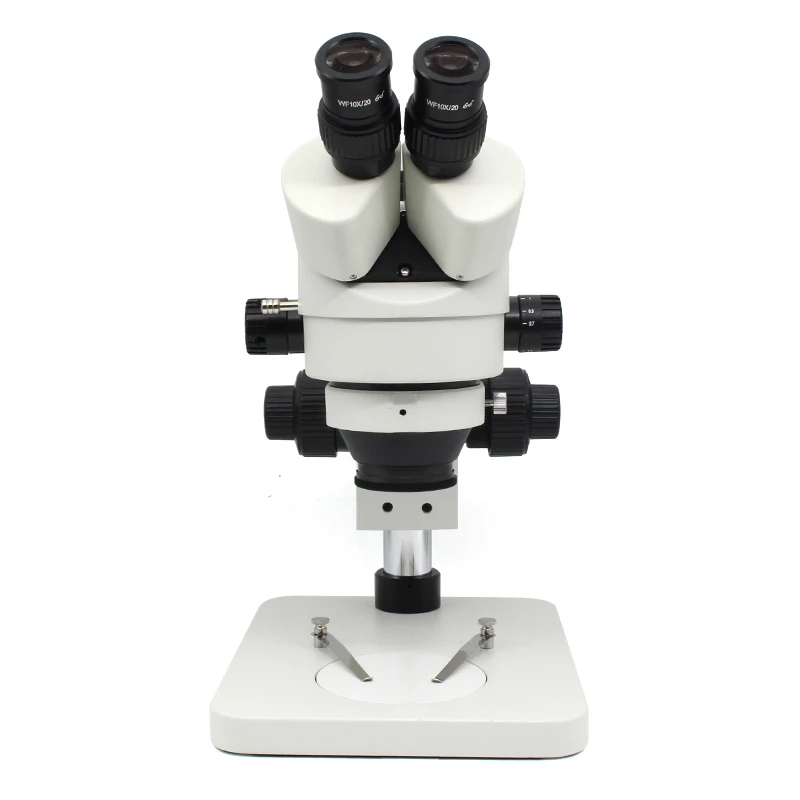 7X-45X Zoom Stereo Microscope Coarse Fine Focusing Industrial Microscope For PCB Soldering Phone Repair Trinocular Microscope