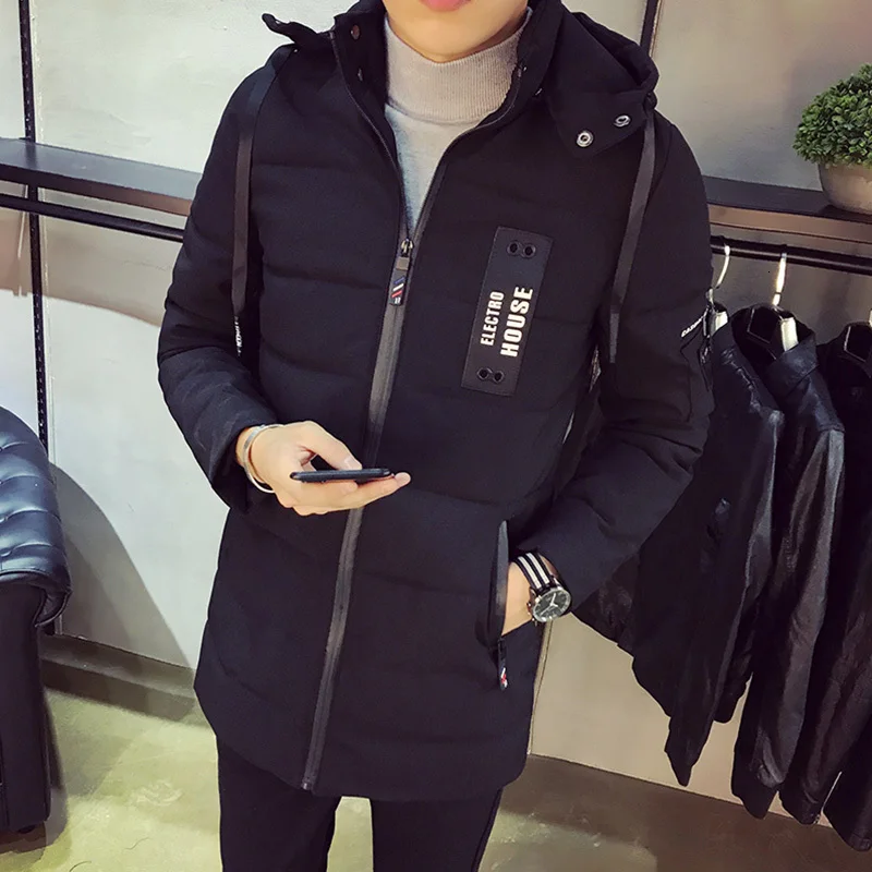 Windbreaker Hoodies Jacket Men Winter Cotton Thicken Warm Parkas Coat High Quality Streetwear Hiphop Jacket Brand Clothing