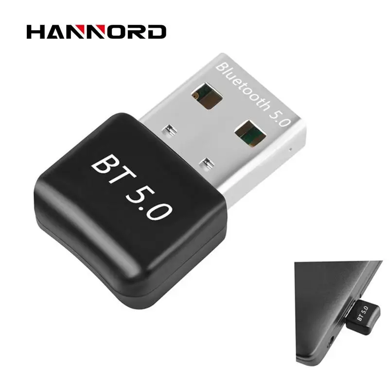 Adaptador USB inalámbrico con Bluetooth 5,0 para ordenador Mini adaptador de música Bluetooth Dongle PC receptor transmisor Bluetooth