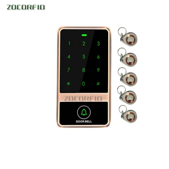 

Free shipping high quality metal shell 10 crystal tag+RFID Proximity Card Access Control System RFID/EM Card Access Controller