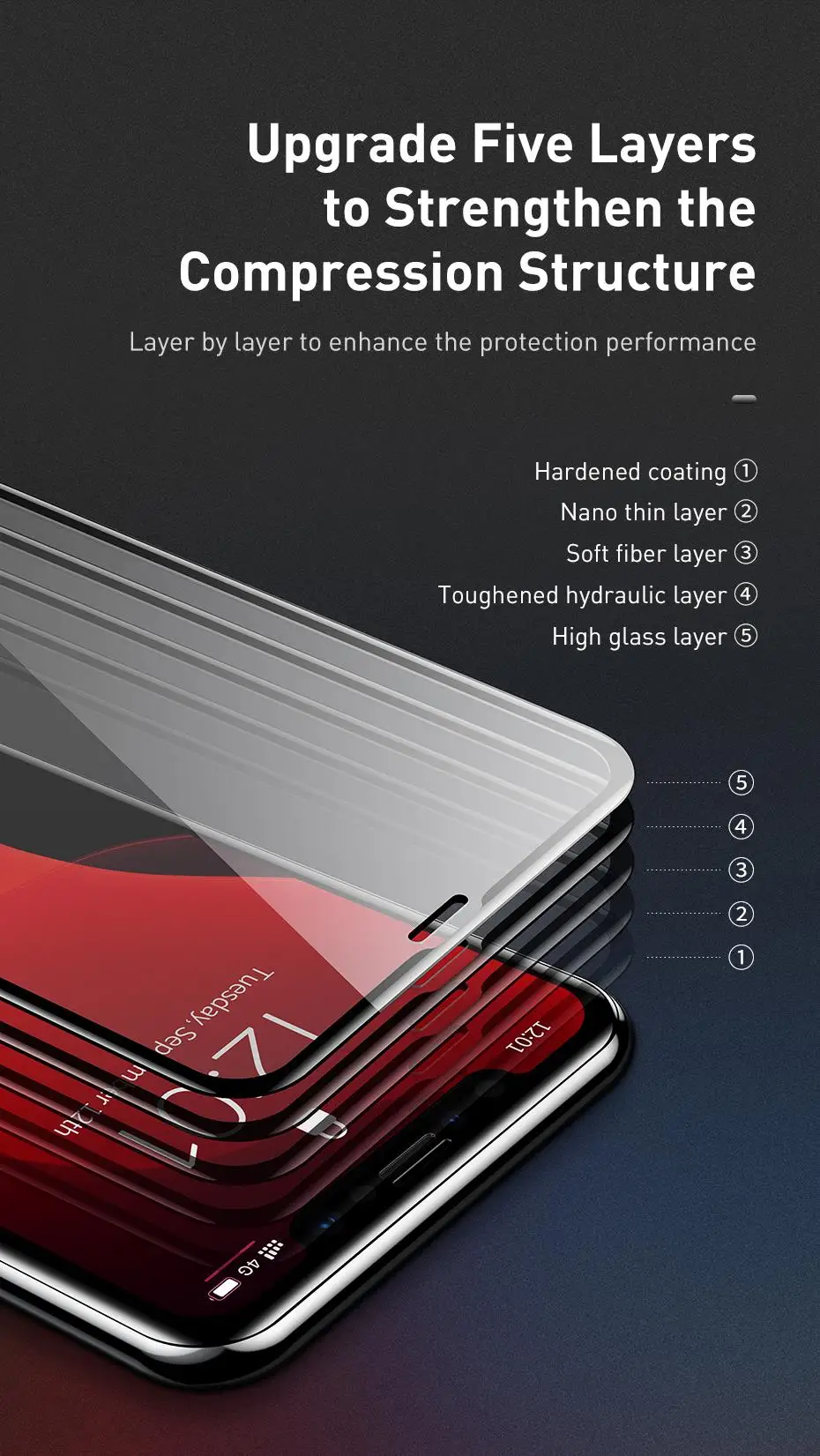 Tempered glass for iphone xi max xir (7)