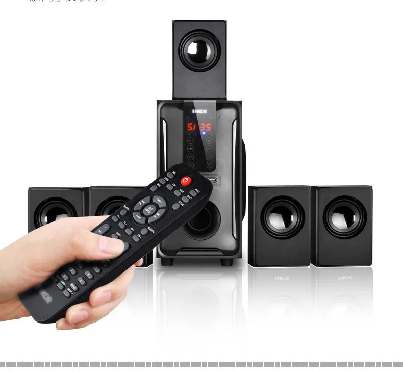 Dolby домашний кинотеатр акустическая система USB \ SD FM Bluetooth-совместимое радио пульт