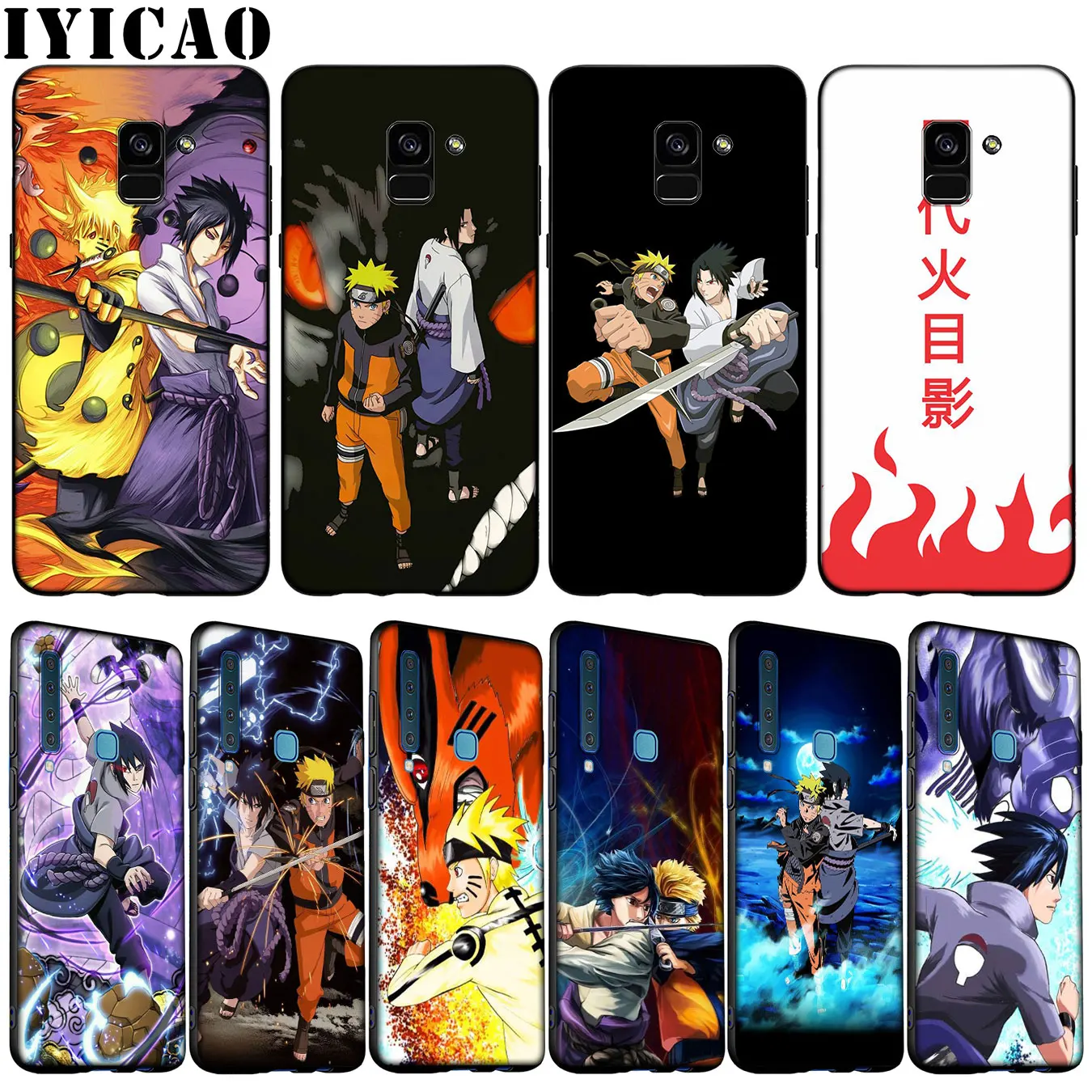 naruto vs sasuke Soft Silicone Case for Samsung Galaxy A51 A71 A81 A91 A41 A21 A11 A01 A2 Core J8 J7 J4 J6 Plus Prime 2018 |
