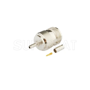 

Superbat UHF Crimp Female Jack Connector for Coaxial Cable RG174 RG178 RG316 LMR100