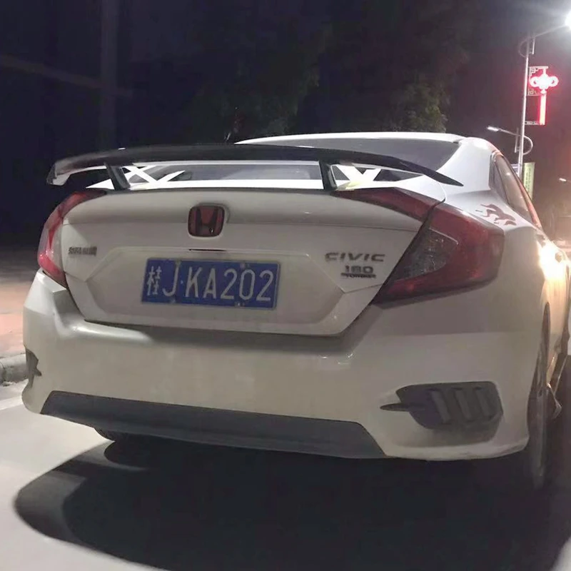 Для Honda CIVIC спойлер- Honda CIVIC спойлер из углеволокна GT стиль