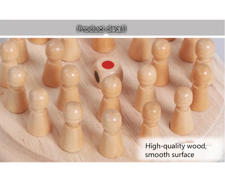 Детская Деревянная шахматная палочка с памятью, забавная настольная игра с блоком, обучающая цветная Когнитивная игрушка для детских настольных игр