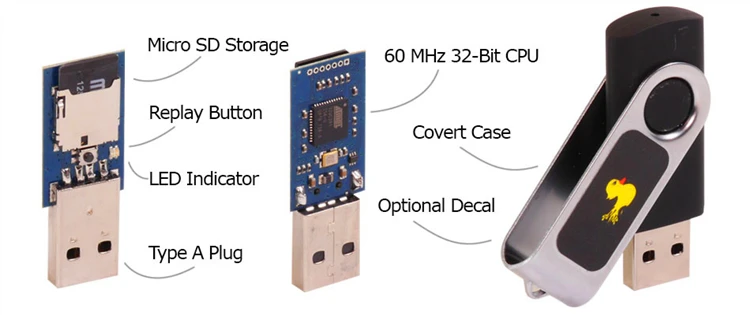 Резиновая уточка USB Hak5 резиновая утка BadUsb