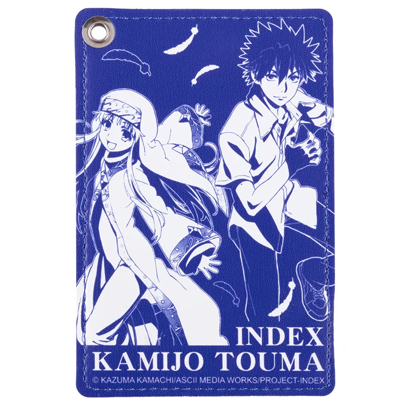 Аниме Toaru Majutsu no Index Kamijou Touma держатель для карт PU автобусный пропуск визитная