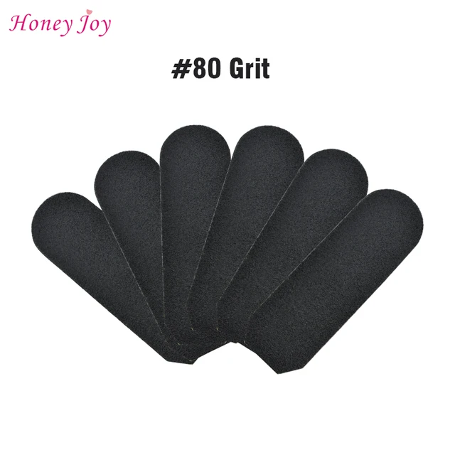 #80 Coarse Grit Sanding Cloth 20pcs/pack Pro Pedicure Feet Care Refill Replacement for Stainless Metal Handle Files Foot Rasp 1