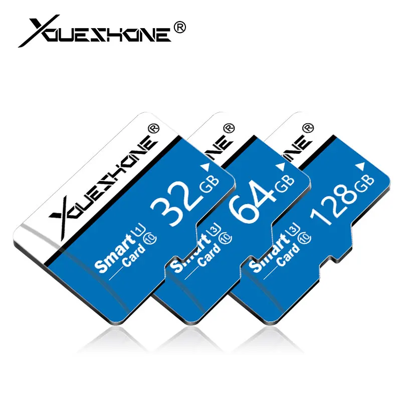 Micro SD карта 8 ГБ 16 ГБ 32 ГБ SDHC карта памяти Высокоскоростная Флешка карта 64 Гб 128 ГБ SDXC флэш-sdcard для смартфона+ розничная упаковка