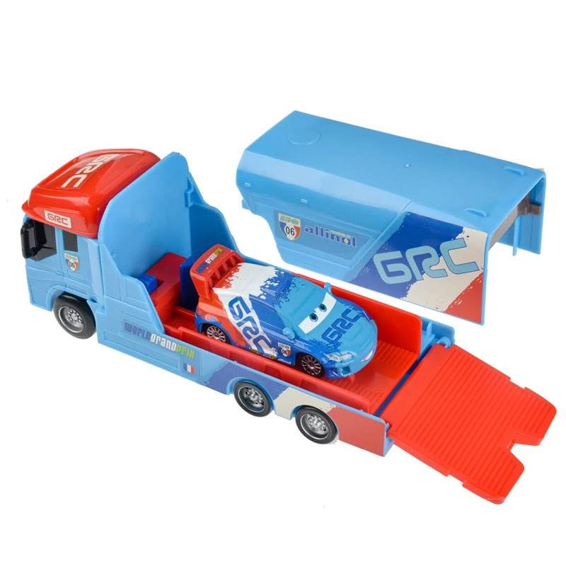 Совершенно новые автомобили disney Pixar Cars 2 Cars 3 Truck Mack Launcher пластиковая игрушечная машинка 1:55 Игрушечная модель автомобиля детские подарки на день рождения