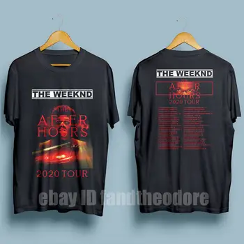 

New The Weeknd The After Hours Tour 2020 Men'S Black T-Shirt S-Xxl