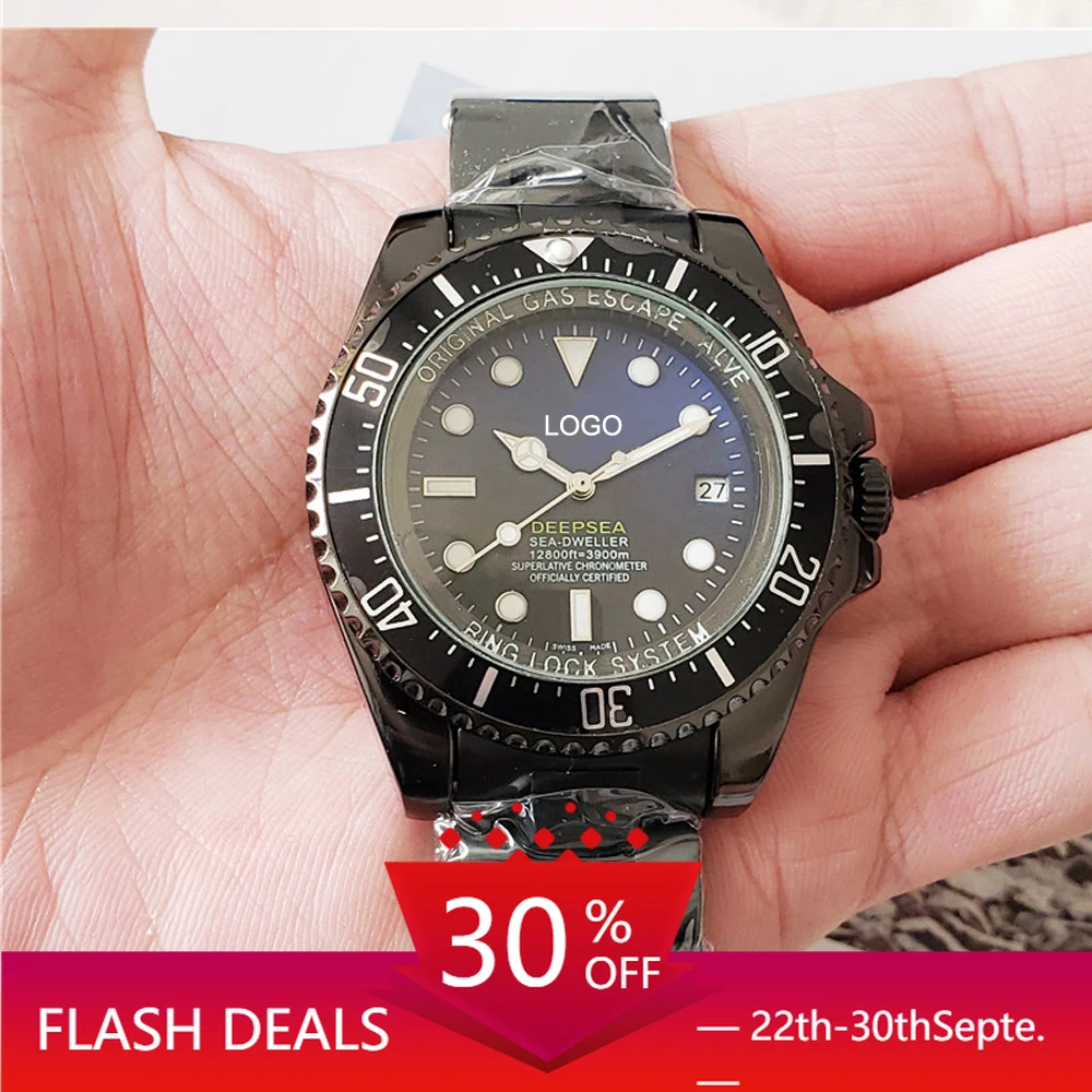 

RLX Deepsea Water ghost mechanical Watch Top Brand Luxury men's Automatic Wrist Watches Limitde-edition clock stainless steel dz