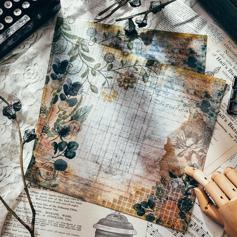 Ksccraft винтажный материал бумажный Набор для скрапбукинга DIY проектов/фотоальбомов/открыток рукоделия