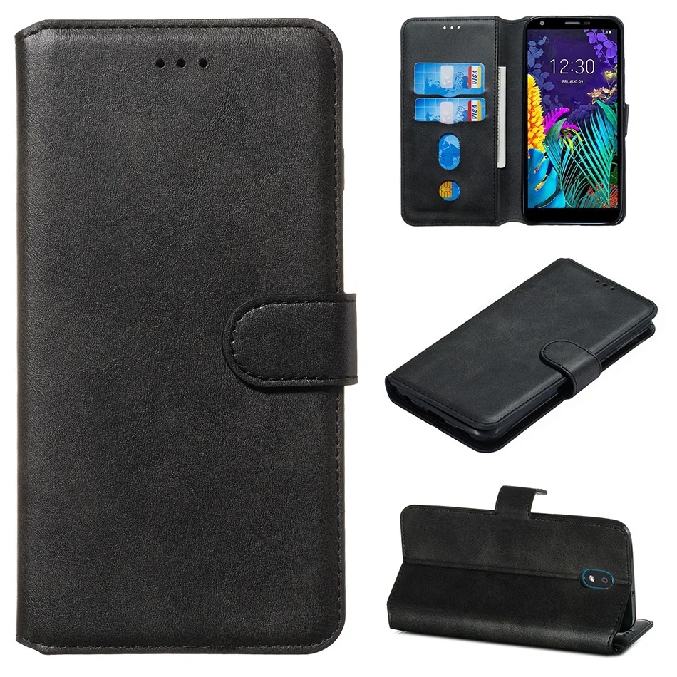 Чехол книжка с отделением для карт LG Stylo4 5 K40S K50S K20 K30 2019 K40 K50 Q60 G7 G8 ThinQ V30 V40 V50 W10 W30