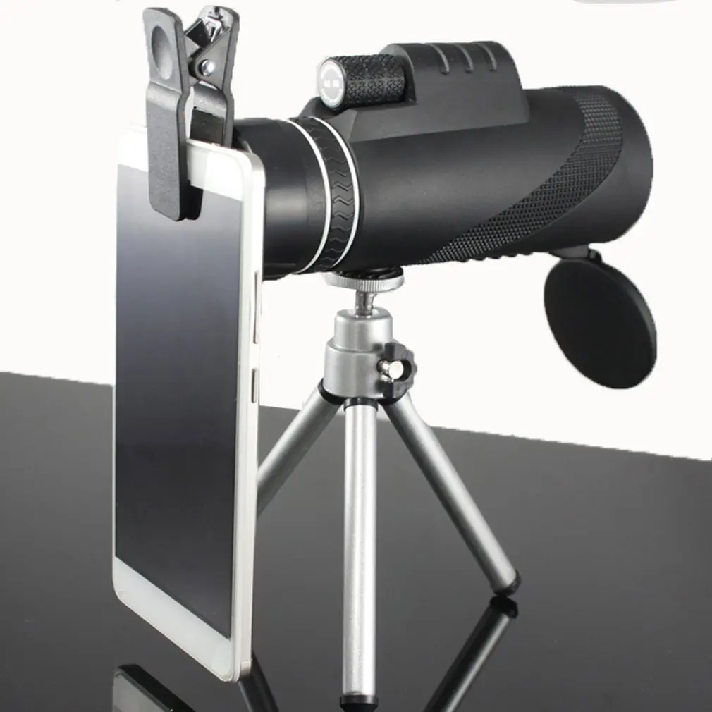 

Portable Day Night Vision Dual Focus Phone Photo Clip Monocular Camping Hiking Outdoor Telescope Bracket