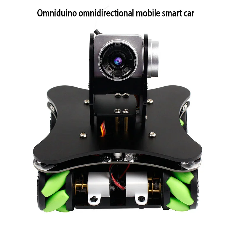 

Omniduino Omnidirectional Mobile Smart Car Wifi Video Programming Robot Kit Is Compatible With Arduino