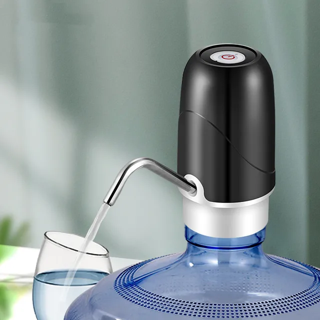 $US $28.56 Water Fles Pomp 19 Liter Water Dispenser Usb Oplaadbare Elektrische Waterpomp Draagbare Automatische Drinken Pomp Fles