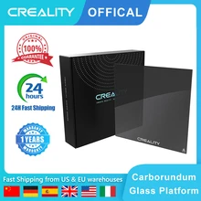 Creality – plateau d'impression en verre trempé pour imprimante 3D, plateau de construction officiel pour Ender 3/V2/Ender 3 Pro, dimensions 235x235x4mm