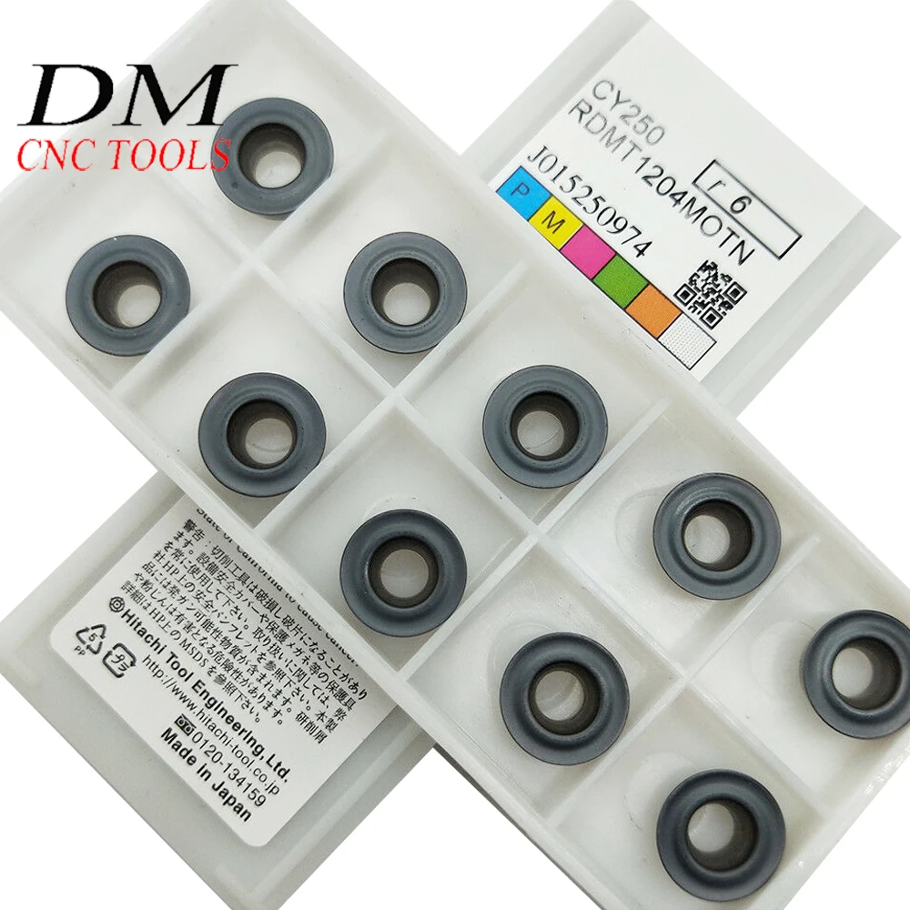 10 шт. RDMT1204M0TN CY250 RDMT1204MOTN вставка карбида фрезы