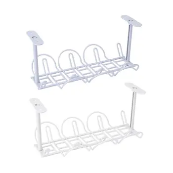 

Socket Storage Rack Plug Wire Organizer Holder Table Bottom Power Cable Shelf Strong Adhesive Hanging Basket Household Accessory