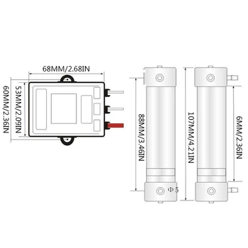 

AC220V 500mg Ozone Generator Tube For DIY Water Treatment Air Purifier Home New