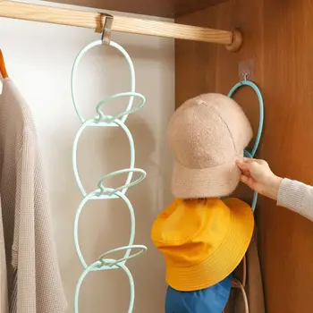 

6pcs Adjustable Organizer Back Door Hanging Baseball Cap Hat Towel Belt Storage Holder Hanger Bathroom Bedroom