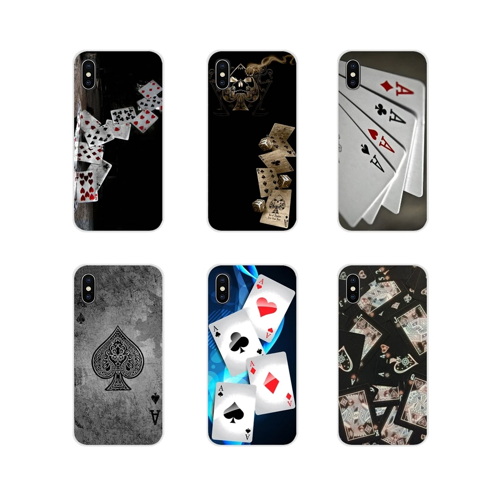 Аксессуары для телефона Чехлы Huawei Mate Honor 5X 6X 7 7A 7C 8 9 10 8C 8X 20 30 Lite Pro Poker Play карты игры |