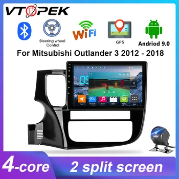 

Vtopek DSP Android 9.0 Car Radio Multimedia Stereo Player GPS 2 Din For Mitsubishi Outlander 3 2012-2018 Head Unit Split Screen