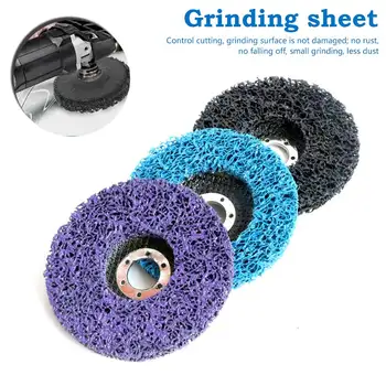 

100x16mm Cleaning Strip Wheel Grinding Disc For Paint Rust Grinder Remover Tools Angle Grinder Rust Remover Sheet