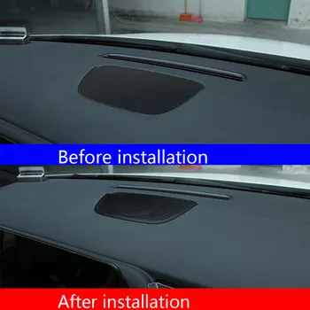 

For 2019-2020 Mercedes-Benz B-Class W247 GLB X247 aluminum alloy black instrument panel speaker net Car Accessories