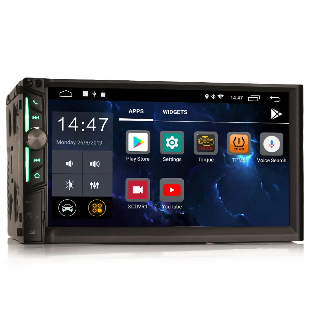 Perfect 7" Quad-Core Android 9.0 Pie OS Double Din Car Multimedia 2 Din Car Navigation GPS Two Din Car Radio with Built-in DSP Amplifier 2 Perfect 7" Quad-Core Android 9.0 Pie OS Double Din Car Multimedia 2 Din Car Navigation GPS Two Din Car Radio with Built-in DSP Amplifier 2