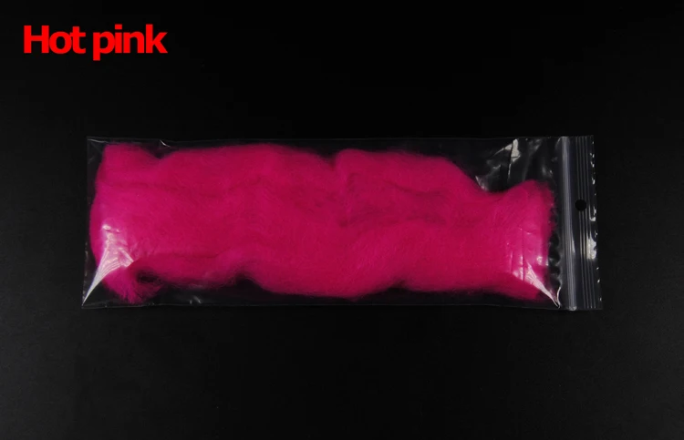 6Packs Egg Fly Tying Egg Yarn Trout Slamon Glow Bug Fly Tying Material Pink Yellow Orange White Blue Green