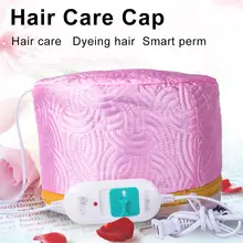 Hair Steamer Cap Dryers Electric Hair Heating Cap Thermal Treatment Hat Beauty SPA Nourishing Hair Styling Care US EU Plug